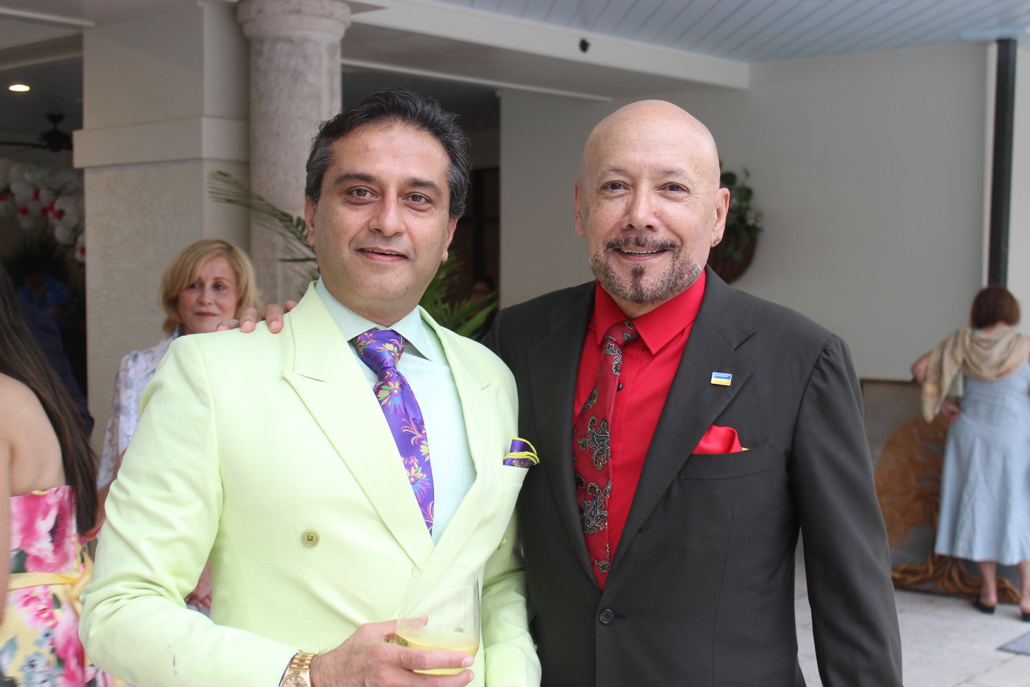 Dr. Arun Gulani and Jorge Rivera